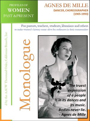 cover image of Profiles of Women Past & Present – Agnes de Mille, Dancer and Choreographer (1905-1993)